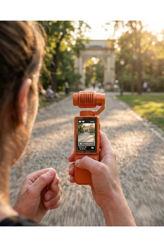 4k Ultra Hd Gimbal Kamera Sabitleyici Ve 180 Derece Hareketli Lensli Vlog Kamera Diğer