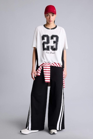 Defacto Wıde Leg Geniş Paça Standart Boy Sporcu Pantolon E7719ax26spbk81 Siyah-bk81