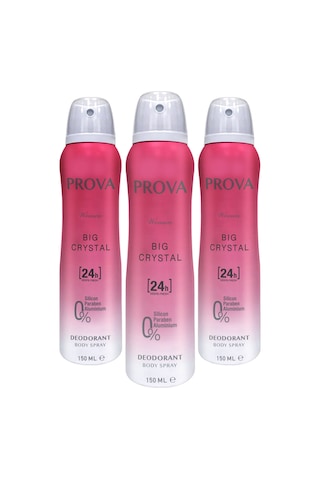 Prova Big Crystal Kadın Deodorant 3 x 150 ML