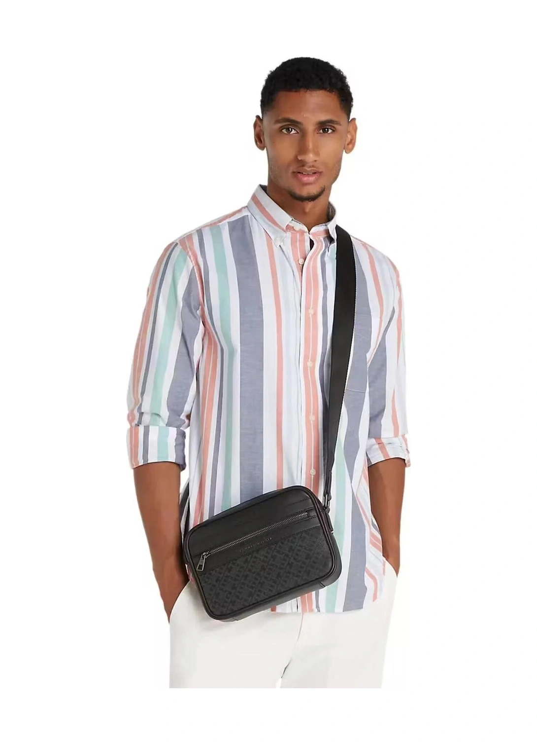 Tommy Hilfiger Erkek Çapraz Çanta Am0am13494bds Siyah