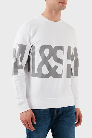 Paul & Shark Erkek Sweat 24411862 010 Beyaz Beyaz