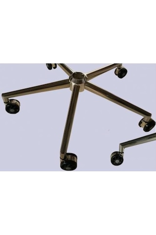 Depolife Krom Tekerlek 5 Adet Paket Ofis Yönetici Patron Koltuğu Tekerle