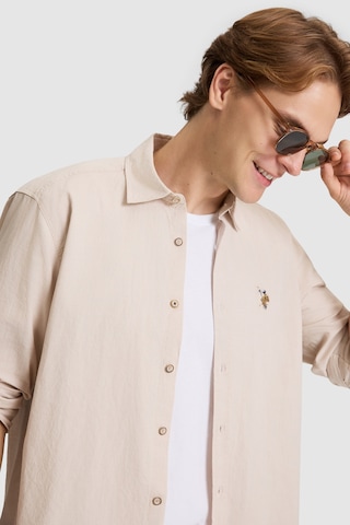 U.S. Polo Assn. U.s. Polo Assn. Erkek Taş Gömlek Basic 50320262-vr049 Taş Rengi