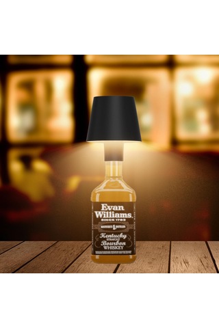 Ruicoo Şarap Şişesi Şeklinde Dokunmatik Rgb Led Lamba - 4000mah Pilli, Taşınabilir Ve Su Geçirmez Kırmızı