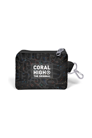 Coral High Gri Basketbol Desenli Bozuk Para Çantası 21912 Antrasit