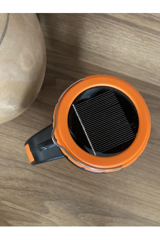 Tarez Fx-520 Solar Güneş Enerjili El Feneri, Kamp Lambası, 1 Km Mavi