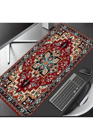 70x30 Cm Dekoratif Halı Temalı Kaydırmaz Taban Speed Yüzey Oyuncu Mouse Pad Gaming