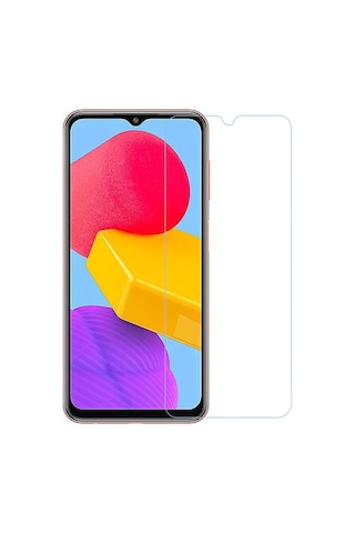 Samsung Uyumlu Galaxy M13 Kırılmaz Ekran Koruyucu Temperli Cam