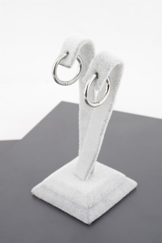 Kadın Çelik Basic Klipsli 1.5 cm Halka Küpe Çok Renkli