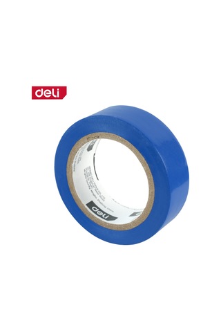 Delı Elektrik Yalıtım Bandı 0.13mm 18mm 10m Mavi İzolasyon Bandı