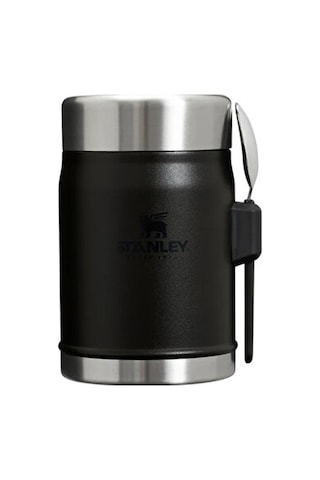 Stanley The Legendary Food Jar + Spork 0.4l Yemek Termosu 10-11353-0105 Siyah