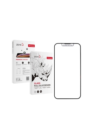 Apple iPhone Uyumlu 16 Pro Max Zore Rika Premium Temperli Cam Ekran Koruyucu