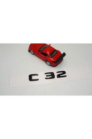 C 32 Bagaj Parlak Siyah ABS 3M 3D Yazı Logo