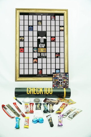 Check100 Hediye Seti Özel Seri Kazıkazan 100 Kitap Posteri Sku: Smgstkfc9d749632