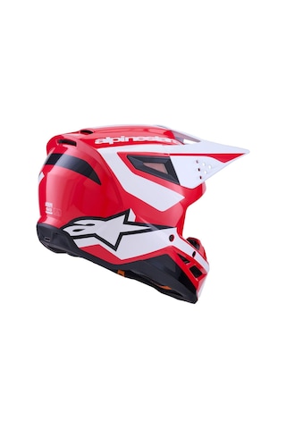Alpinestars Sm3 Heath Off-road Kaskı Kırmızı Siyah Kırmızı - Siyah