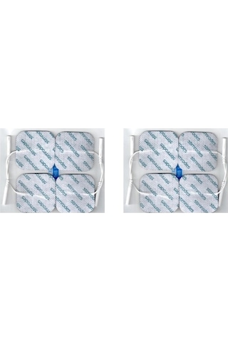 Stimrodes 5 x 5 CM Kablolu Kare Tens Pedi 2 x 4'lü