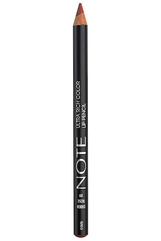Note Cosmetique Ultra Rich Color Lip Pencil Dudak Kalemi 09 Dried Rose - Nude