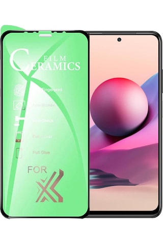 Xiaomi Redmi Note 10s Ekran Koruyucu 9d Seramik Nano Kırılmaz Cam