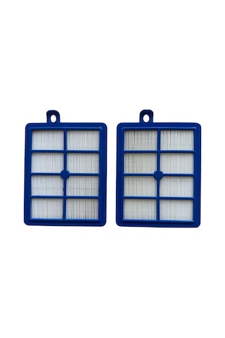 Elektrikli Süpürge Hepa Filtre - Mavi Plastik - 2 Adet - Electrolux - Aeg - Arçelik - Arnıca - Phılıps - Modell Genel