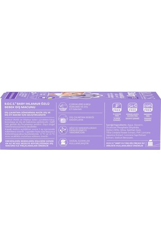 Vaveni .baby Diş Macunu 0-3 Yaş 35 Ml Ihlamur Renk: Ihlamur Arz
