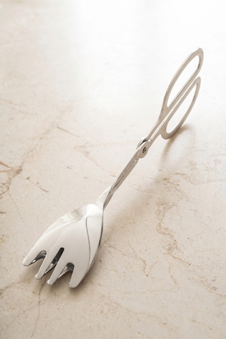 Karat Steel Makas Makarna Maşası Silver