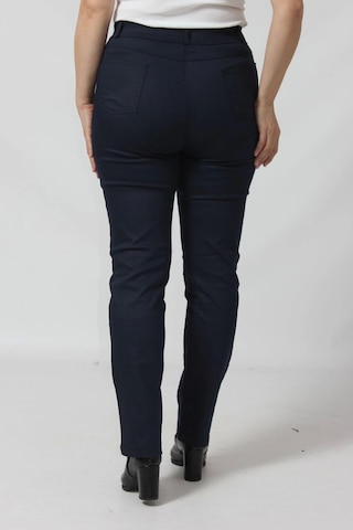 Moda Berray R002 Beli Lastikli Full Esnek Toparlayıcı Büyük Beden Pantolon Lacivert