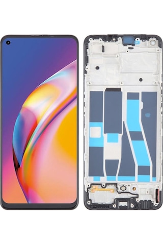 Cph2205 Reno 5 Lite Ekran Lcd Uyumlu Dokunmatik Full Çıtalı Tft-oppo-reno-5-lite-lcd