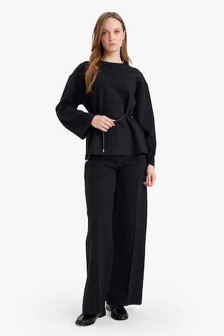 Defacto Wide Leg Düz Paça Pantolon G5323ax25auar169 Antrasit-ar169
