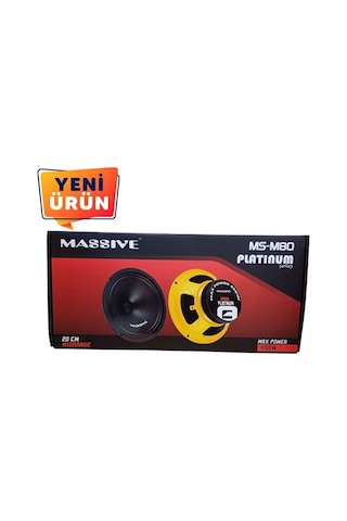 Massive 20CM 450Watt 175 Rms İki Adet