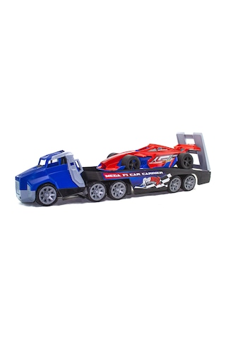 Oyuncak Taşıyıcı Tır F1 Arabası 55 Cm