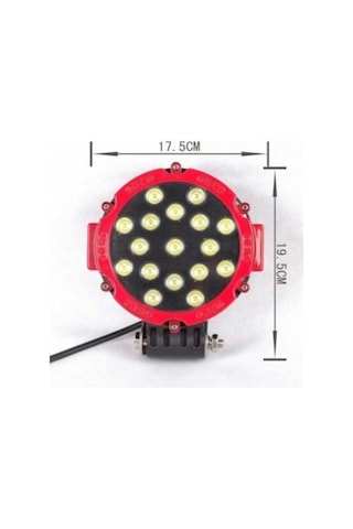 Off Road 17 Led Sis Lambası 51 Watt Off Road Sis Farı