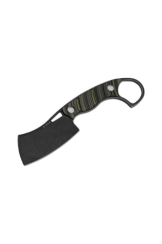Kizer Little Rhino D2 Black Stonewashed Black & Od Green G10 Kamp Bıçak Yeşil