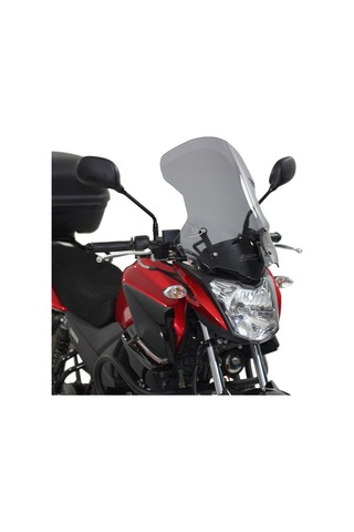 GP Kompozit Yamaha YS 125 2017-2020 Uyumlu Ön Cam Füme 50 cm