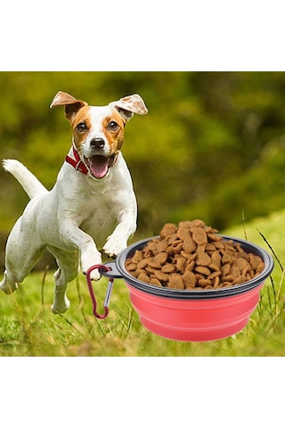 Biishe Katlanabilir Kedi Köpek Mama Ve Su Kabı Köpek Oyuncağı