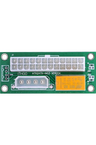 Robizstore-24 Pin To 4 Pin 2 Atx Güç Kaynağı Birleştirici Add2Psu Mining