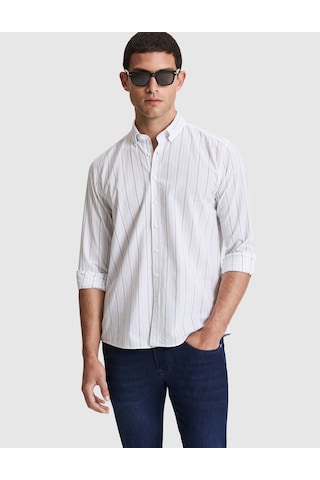Pierre Cardin Erkek Koyu Mint Gömlek Desenli 50320953-vr152