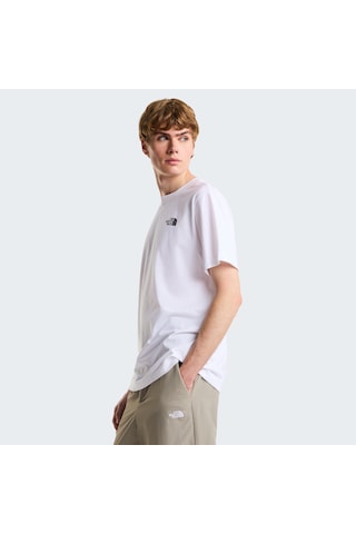 The North Face M Vertical Regular Short Sleeve Tee-grap Erkek T-shirt-32613 Beyaz