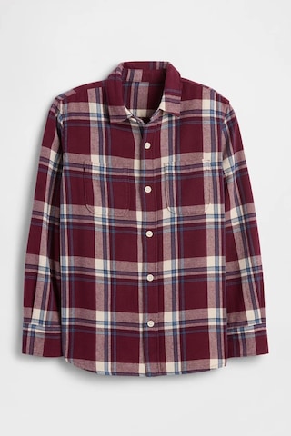 Gap V-ls Flannel Çocuk Gömlek Kırmızı