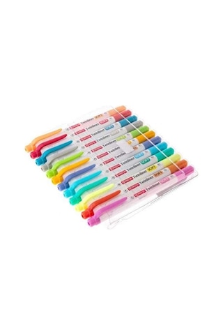 Dong-A Twinliner Soft-Bright Çift Taraflı Fosforlu Kalem 24'lü