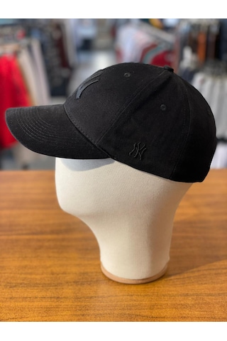Hamze Ny Yankees Siyah Renk Kalın Kumaş Beyzbol Cap Şapka Siyah