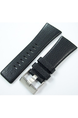1. Kalite 32Mm Siyah Deri Saat Kayışı Diesel Model Saat Kordonu Ç