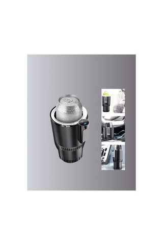 Akıllı Araç Bardaklığı Isıtma Soğutma 60 C Sarı