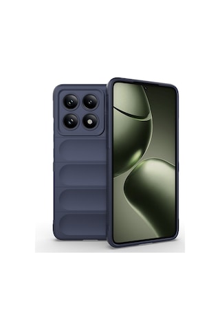 Noktaks - Xiaomi Uyumlu Xiaomi Mi 14t - Kılıf Esnek Tpu Oyuklu Arka Yüzey Tasarımlı Koruyucu Etnik Silikon Kapak - Siyah T36991 Siyah