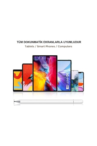 Uyumlu 2 In 1 Stylus Kalem Özel Tasarım Ve Çizim Kalemi Galaxy Tab A8 10.5 Sm-x200 Sm-x205 Kılıf
