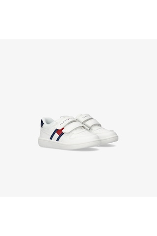 Tommy Hilfiger Flag Velcro Bebek Beyaz Spor Ayakkabı T1x9-33841-1355x336 Beyaz