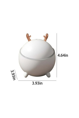 Teltree Küçük Sessiz Buharlayıcı - Ev Ofis Araba Kullanıma Uygun, Otomatik Kapanma, Su Kaybı Önleyici, Nemlendirici