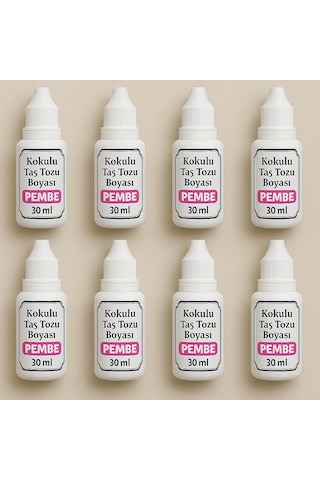 Pembe Renk - Kokulu Taş Tozu Boyası - 30 Ml