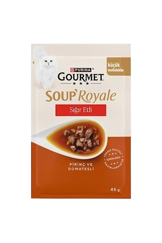 Gourmet Gold Soup Royale Sığır Etli Kedi Çorbası 45 Gr