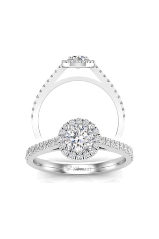 0,60 Karat G Renk Uluslararası Sertifikalı Pırlanta Tektaş Yüzük (464657322)