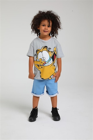 Jack Lions Erkek Çocuk Pamuklu Garfield Tshirt-12842-grı Gri